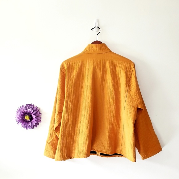 Eileen Fisher Zip Jacket Size Large - Picture 3 of 8